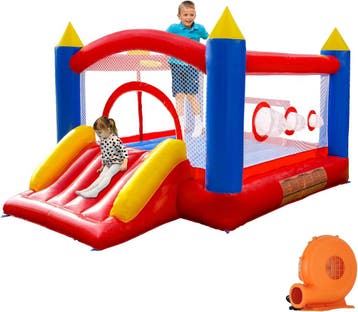 Ballsea Springkasteel PVC | Retour deal | 35% korting!, Verzenden, Zo goed als nieuw