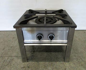 Gasfornuis, Lage gasbrander 60cm, aardgas, NIEUW