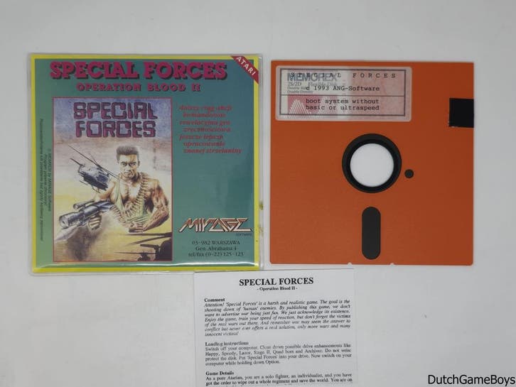 Atari 400/800/XE/XL - 5,25 Disk - Special Forces - Operation, Consoles de jeu & Jeux vidéo, Consoles de jeu | Atari, Envoi