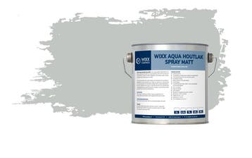 Wixx Aqua Houtlak Spray Matt RAL 7035 | Lichtgrijs 10L, Verzenden, Nieuw