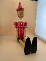 Figuur - Pinocchio Holzfigur - Hout, Schilderen