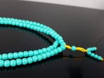 Natuurlijke turquoise tasbih gebedssnoer / Gratis verzending