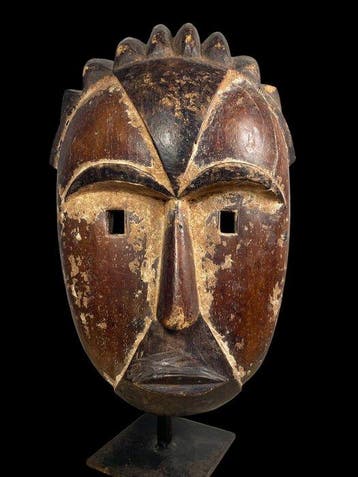 Masque cérémoniel des Galwa (Myene) - Galwa / Galoa - Gabon