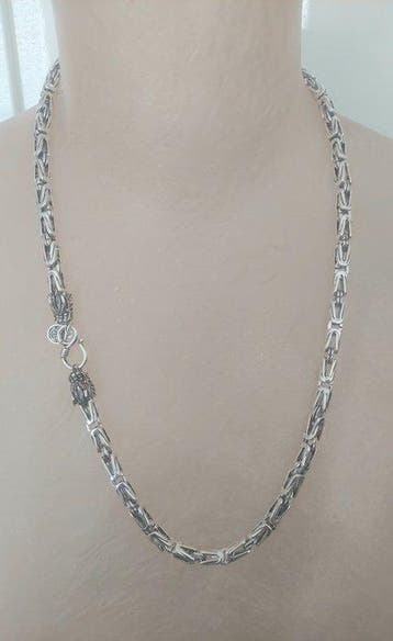 Zonder minimumprijs - Halsketting Zilver, 71 gram, Nieuw