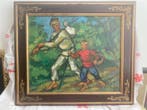 Rostislas Loukine (1904-1988) - Russian peasant family in, Antiquités & Art