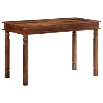 vidaXL Eettafel 120x60x77 cm massief acaciahout, Huis en Inrichting, Tafels | Eettafels, Verzenden, Nieuw