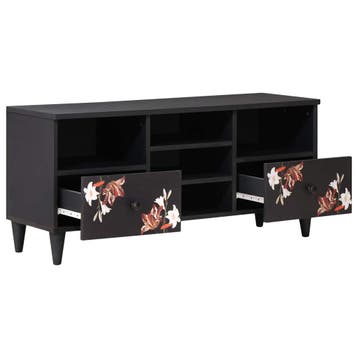 vidaXL Opbergkasten Multikleur 100 x 33,5 x 46 cm Massief, Huis en Inrichting, Verzenden, Nieuw