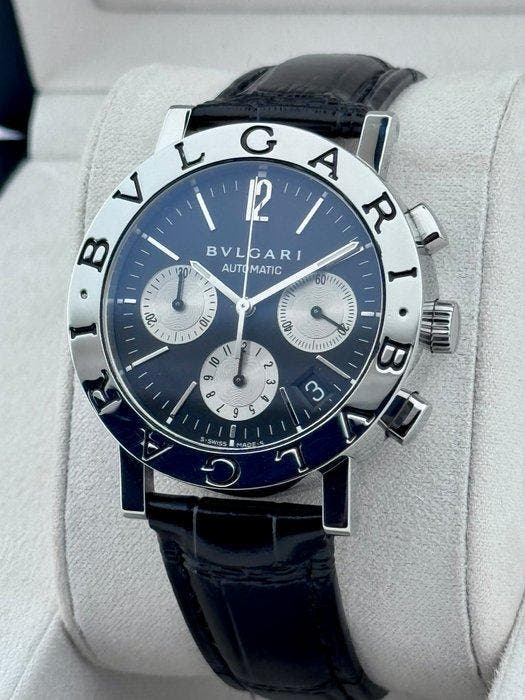 Bvlgari - Diagono Automatic Chronograph - - BB 38 SL CH -, Handtassen en Accessoires, Horloges | Heren