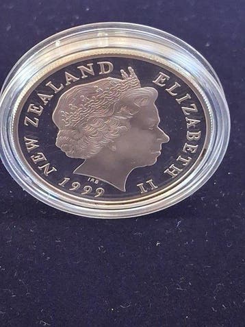 Nouvelle-Zélande. 5 Dollars 1999 (Sans prix de réserve)