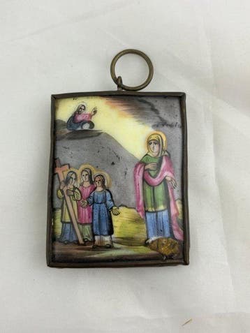 Icoon - Russisch Finift van Sint-Sofie met drie dochters -