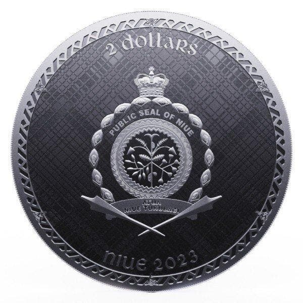 Niue. 2 Dollars 2023 1oz $2 NZD Niue Scottish Unicorn, Timbres & Monnaies, Métaux nobles & Lingots