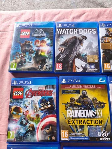 Sony - Playstation 4 (PS4) - Lotto 17 videogiochi Sony, Nieuw