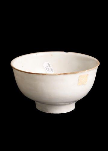 chinois Céramique Bol provenant du naufrage de Vung Tau
