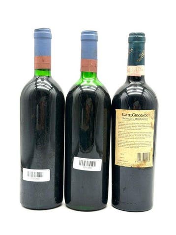 1982 x2 & 2004 CastelGiocondo - Brunello di Montalcino,, Verzamelen, Wijnen, Nieuw