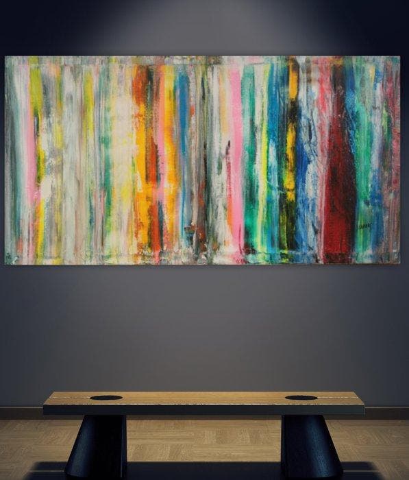 Joan LLaverias - Vertical 21 - XXL, Antiquités & Art, Art | Peinture | Moderne