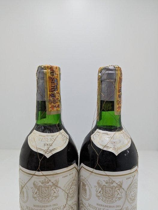 1962 Herederos del Marqués de Riscal - Rioja Reserva - 2, Verzamelen, Wijnen