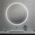 LED Spiegel 100cm | 15W | Instelbare Kleur & Dimbaar | Rond, Huis en Inrichting, Woonaccessoires | Spiegels, Verzenden, Nieuw