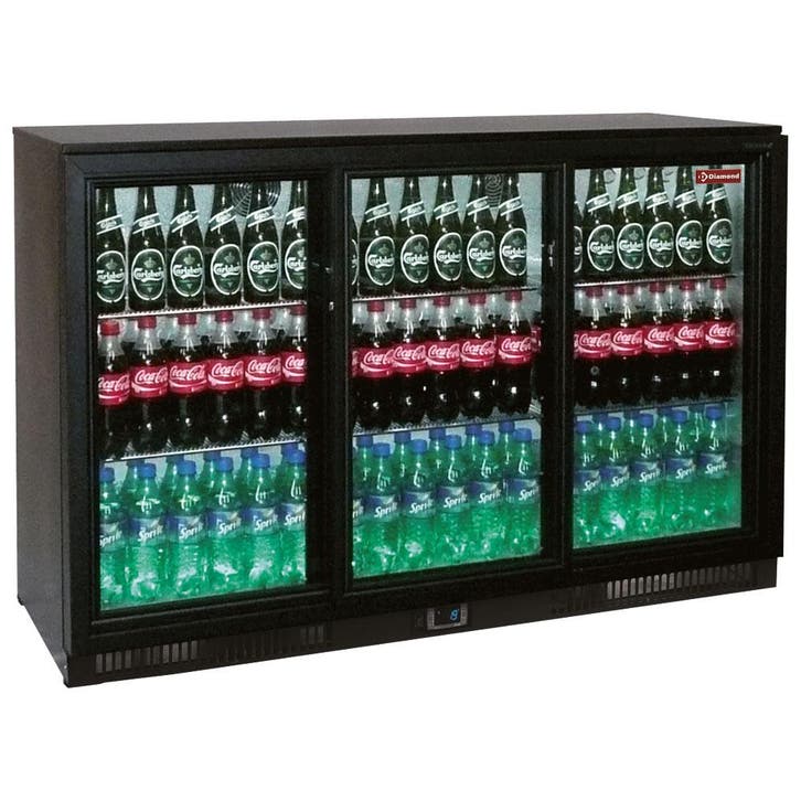 Flessenkoeler geventileerd "Back Bar", 3 schuifdeuren, Articles professionnels, Horeca | Équipement de cuisine, Envoi