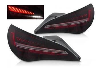 LED achterlichten dynamisch Black Red geschikt voor Mercedes, Verzenden