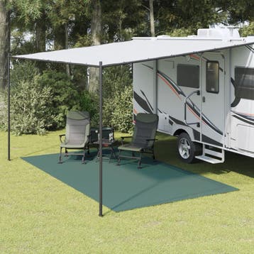 vidaXL Tenttapijt 4,5x2,5 m groen, Verzenden, Nieuw
