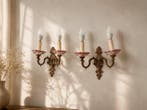 Wandkandelaar - Franse wandlampen - Brons, Messing,