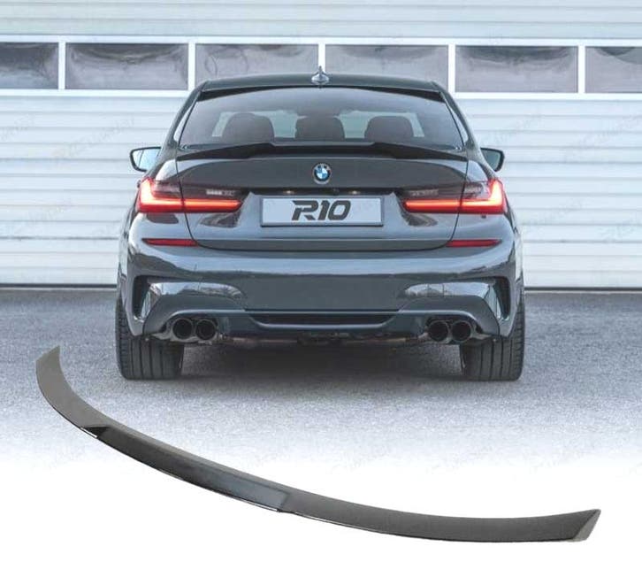 Aileron Lame de Coffre Pour Bmw G20 Look M4 II S3 Noir Brill, Auto-onderdelen, Carrosserie, Verzenden