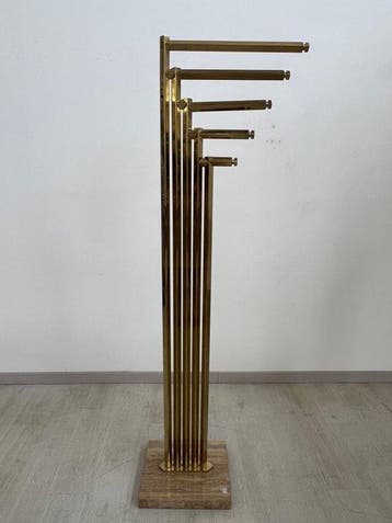 Attr. Nucci Valsecchi - Kapstok - Messing, Marmer