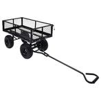 vidaXL Tuinwagen 250 kg zwart, Verzenden, Nieuw