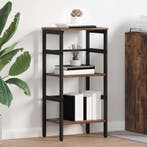 vidaXL Boekenplank Rook Eiken 40 x 29.5 x 115 cm Bewerkt, Verzenden, Nieuw