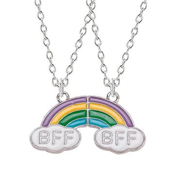 Fako Bijoux - Vriendschapsketting - BFF - Regenboog -, Verzenden, Nieuw