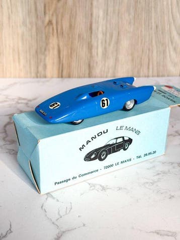 Manou Le Mans 1:43 - Voiture miniature - Rare Panhard LM53