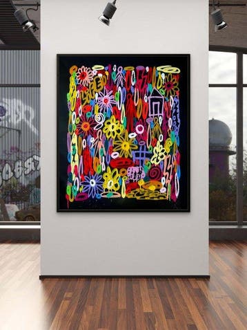 Nuno Barbedo (1983) - Joy of living (XL Size Painting)