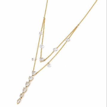 Halsketting - 14 karaat Geel goud - 2.14ct. tw. Diamant, Nieuw