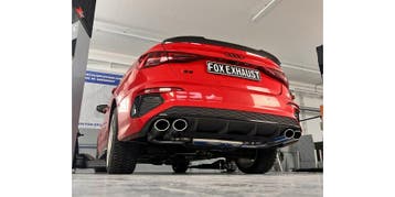 FOX Audi S3 GY - sedan half systeem van OPF met uitlaatklepp, Verzenden