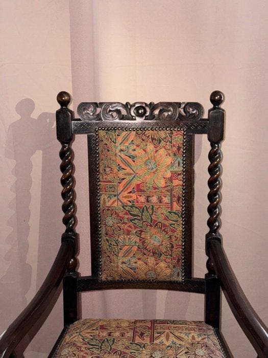 Stoel - Hout, Antiquités & Art, Antiquités | Autres Antiquités