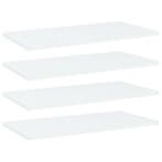 vidaXL Wandschappen 4 st 60x30x1,5 cm spaanplaat wit, Verzenden, Nieuw