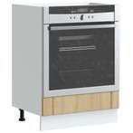 vidaXL Ovenkast Lucca bewerkt hout sonoma eikenkleurig, Verzenden, Nieuw