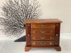 Sieradendoos - Hout, sieraden kastje - Vintage