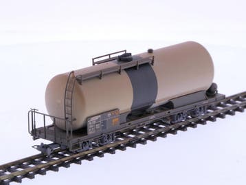 Schaal H0m Bemo 2285 118 ketelwagen Uah 8138 van de RhB #..., Hobby en Vrije tijd, Modeltreinen | H0, Gebruikt, Gelijkstroom, Overige typen