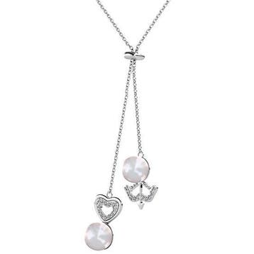 2dekans | Elegante Ketting met Parel & Kristallen –, Ophalen of Verzenden, Nieuw