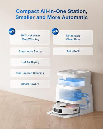 Ecovacs Deebot T30 Pro Omni: Handsfree gemak voor jouw ge..., Verzenden, Zo goed als nieuw, Reservoir, Robotstofzuiger