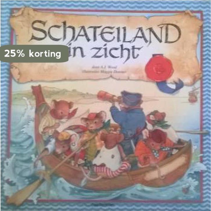 Schateiland in zicht 9789030399476 Wood, Boeken, Kinderboeken | Jeugd | 13 jaar en ouder, Gelezen, Verzenden