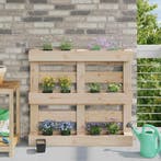 vidaXL Bloembakken voor Euro-pallets 24 pcs Zwart 13,5 x 9 x, Verzenden, Nieuw