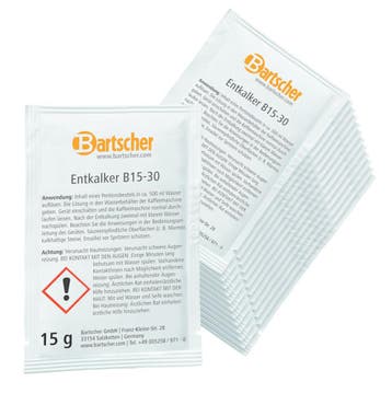 Ontkalker B15-30 | Voor Koffiemachines | 30x  15g Bartscher, Verzenden, Nieuw in verpakking