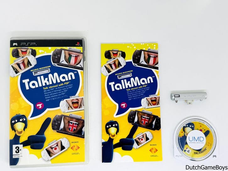 PSP - TalkMan + Microphone, Games en Spelcomputers, Spelcomputers | Sony PSP, Gebruikt, Verzenden