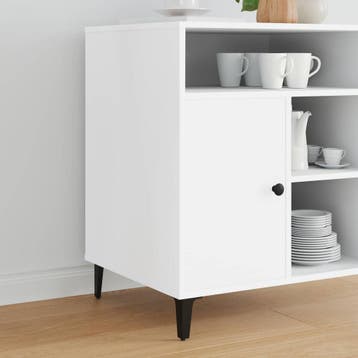 vidaXL Meubelvoeten 12 st Zwart 54,1 x 54,1 x 100 mm IJzer, Verzenden