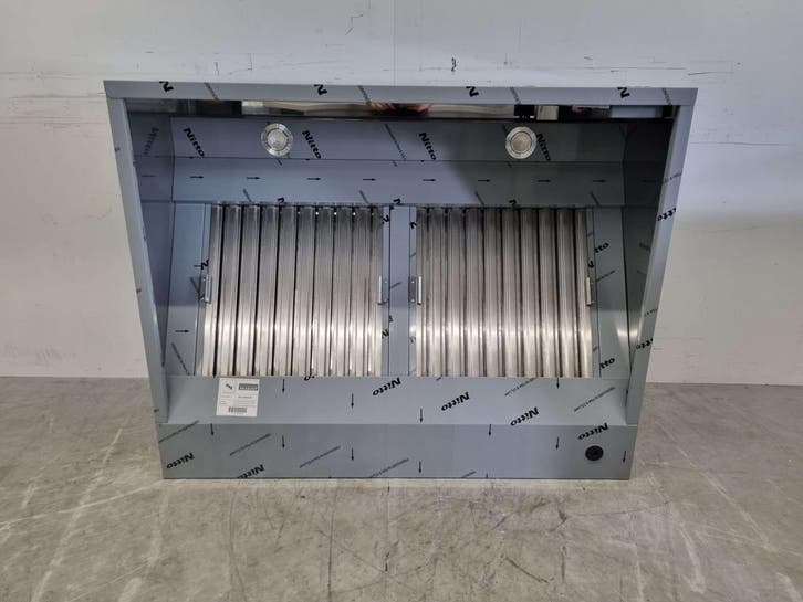RVS Afzuigkap Dampkap Premium-line motor 1500 kuub box doos, Electroménager, Hottes, Enlèvement ou Envoi