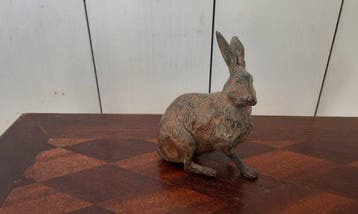 P. Chenet - Beeld, Haas - 10 cm - Brons