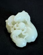 Jade-beeldhouwwerk, groot formaat! - Nefriet Jade - China -