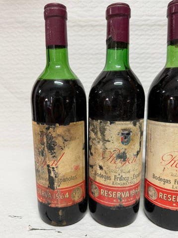 1964, 1966 Bodegas Franco-Españolas, Royal & 1970 Rioja, Verzamelen, Nieuw
